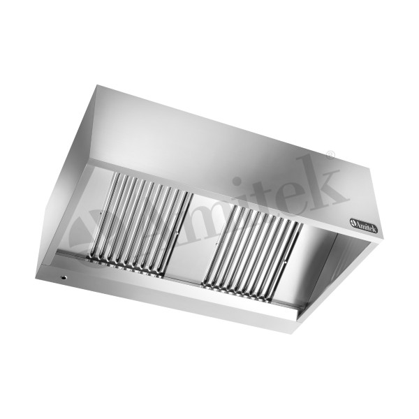 Καπέλο Μονής Ενέργειας με Φίλτρα AH1116K VT 1600x1100x450mm italy